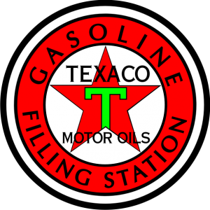 Sticker autocollant Texaco