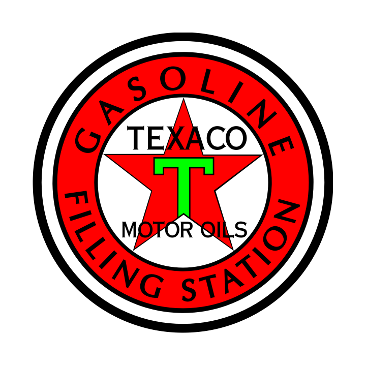 Sticker autocollant Texaco