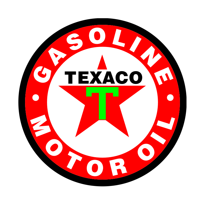 Sticker autocollant Texaco