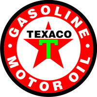 Sticker autocollant Texaco