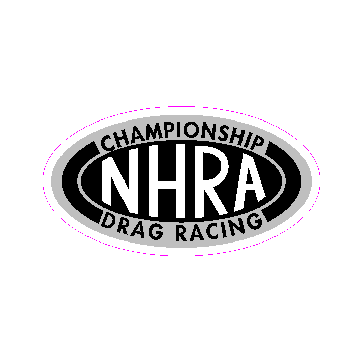 Sticker autocollant NHRA