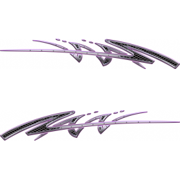Sticker autocollant flaming couleur