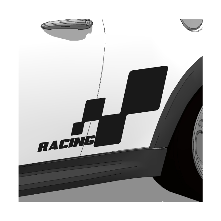 Sticker autocollant Kit lateral