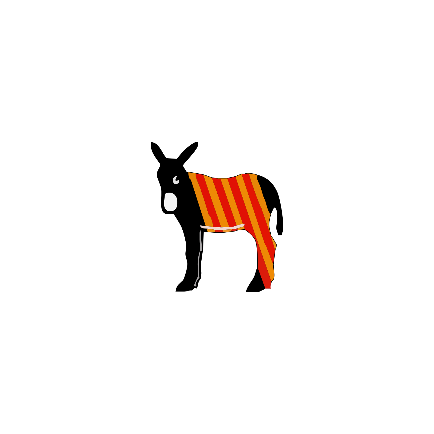 Ane catalan couleur