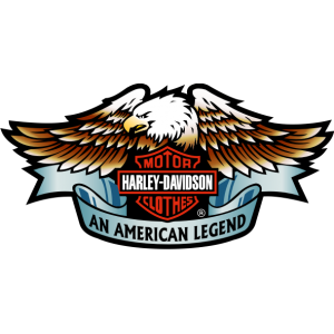 Sticker autocollant Harley davidson chapter