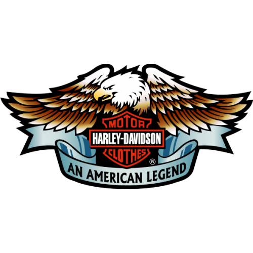 Sticker autocollant Harley davidson chapter