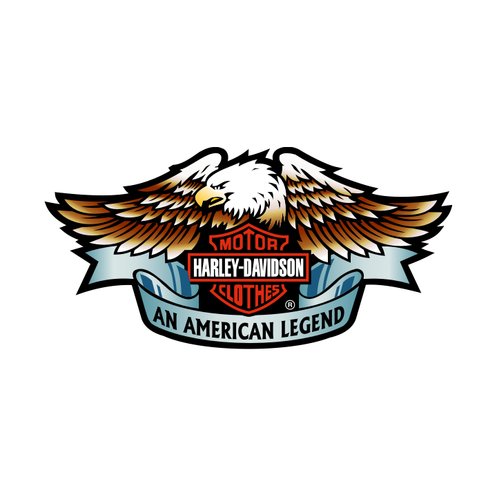 Sticker autocollant Harley davidson chapter