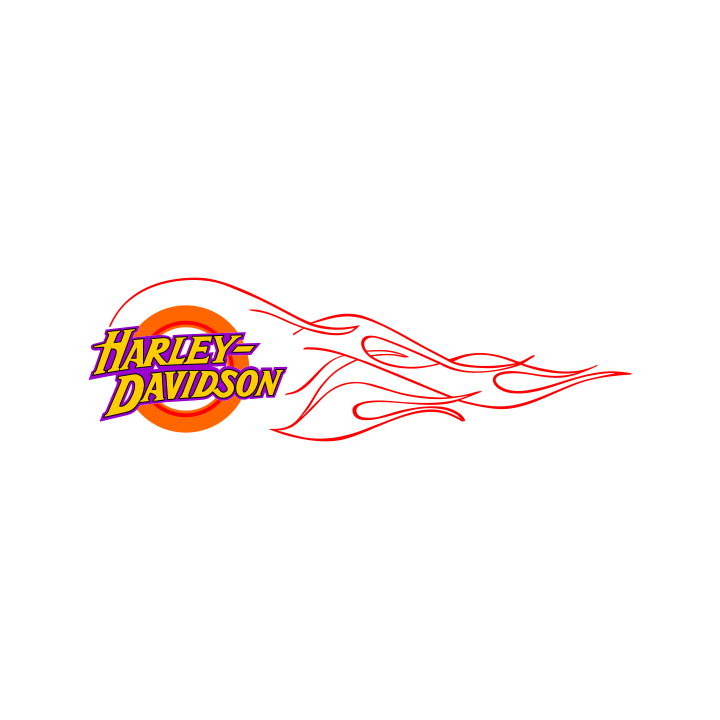 Sticker autocollant Harley davidson droite