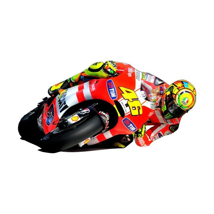 Sticker autocollant Rossi poster ducati