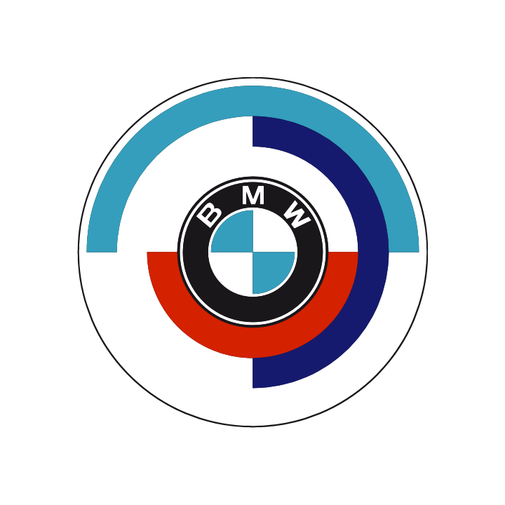 Sticker autocollant Bmw couleur