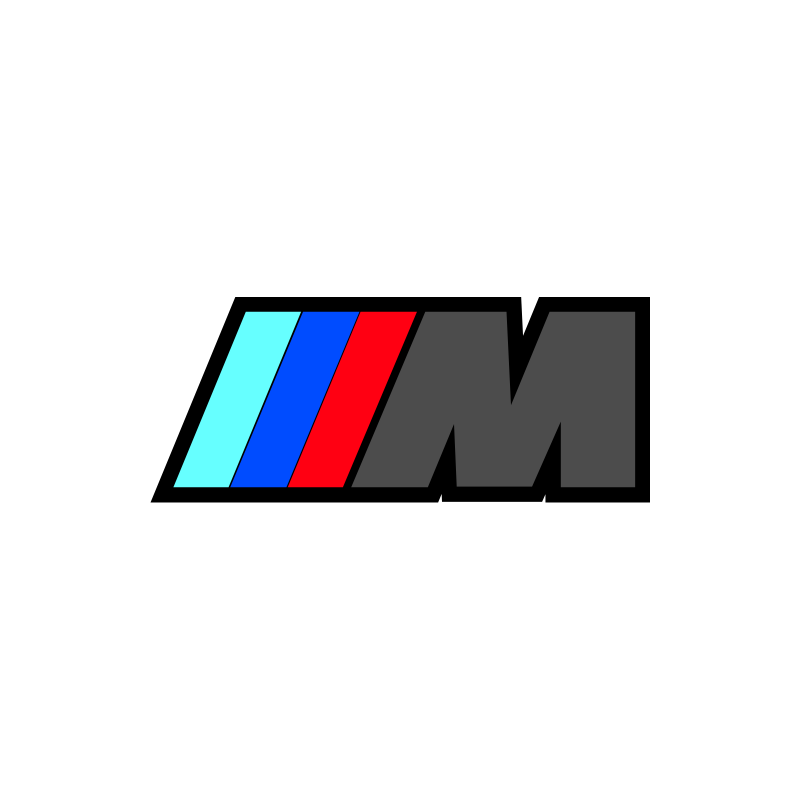 Sticker et autocollant Bmw M couleur