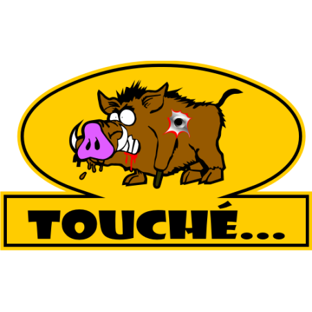 Sticker autocollant Trou de balle