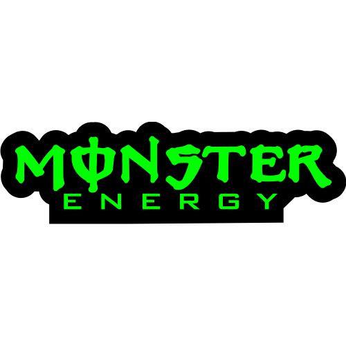 Sticker autocollant Monster energy