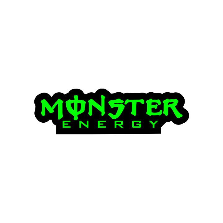 Sticker autocollant Monster energy