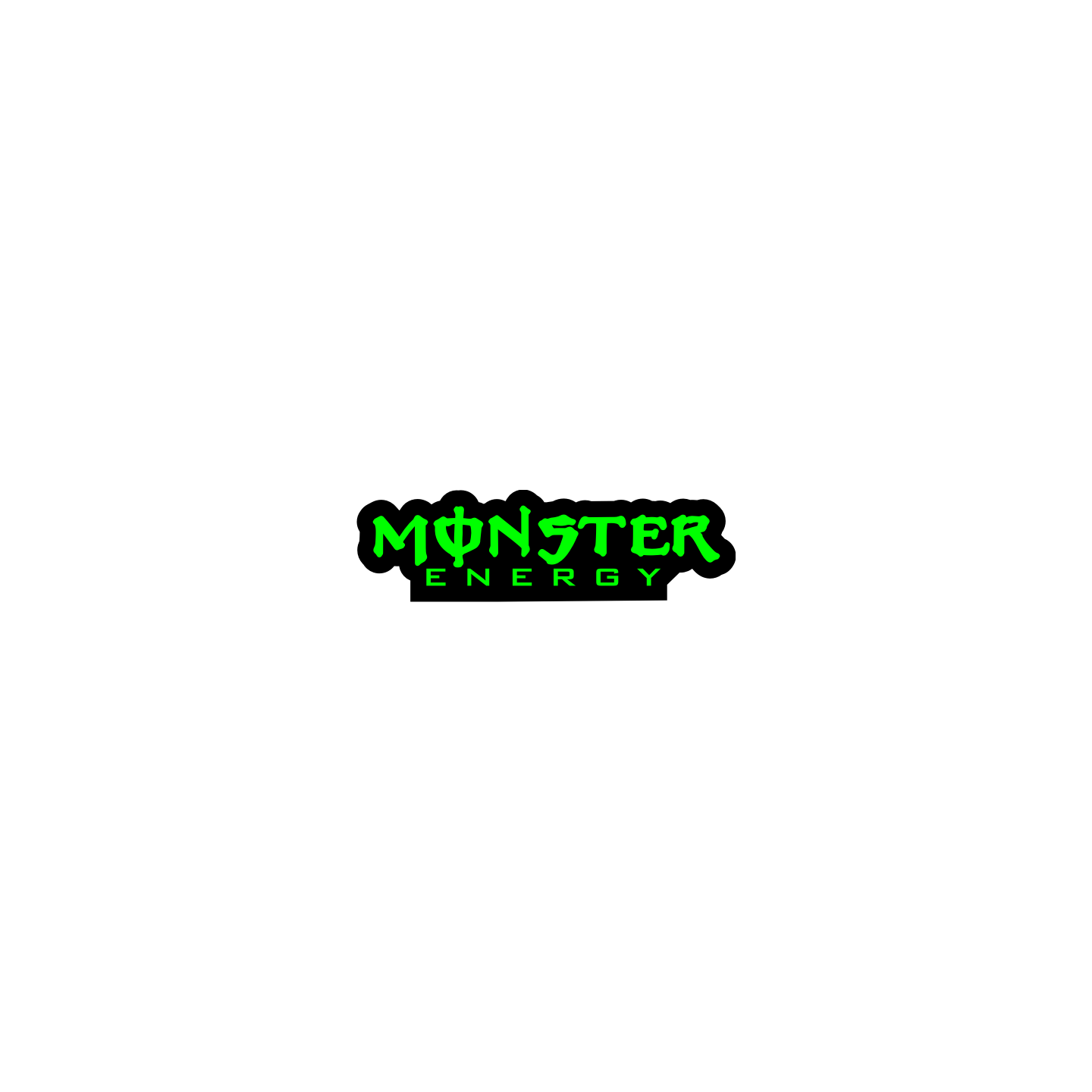 Monster energy lettrage