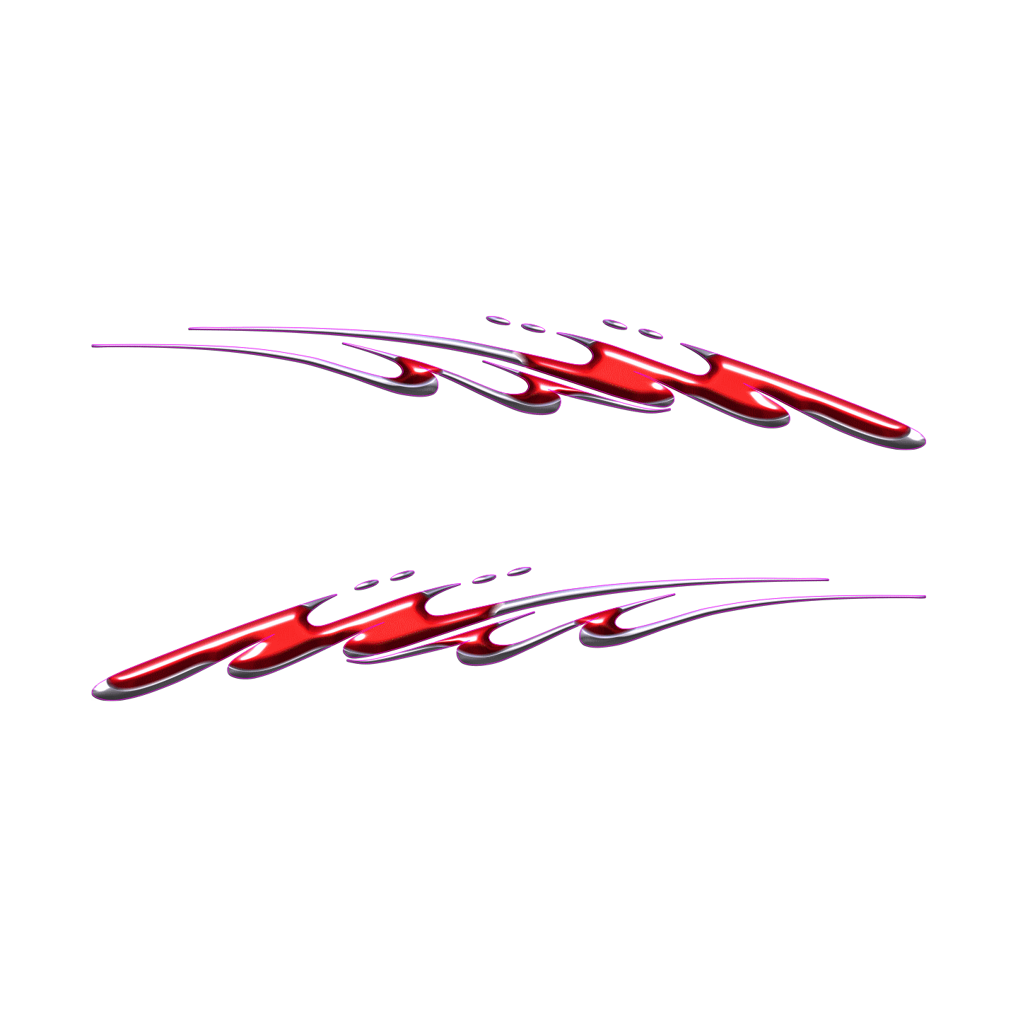 flaming couleur rouge
