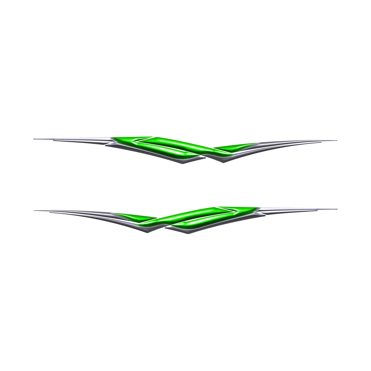 flaming couleur vert