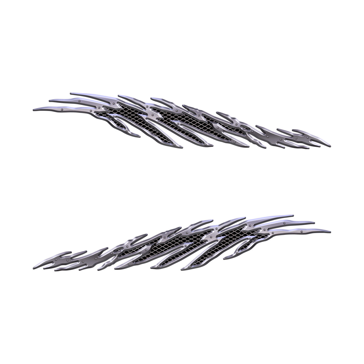 flaming couleur grille metal