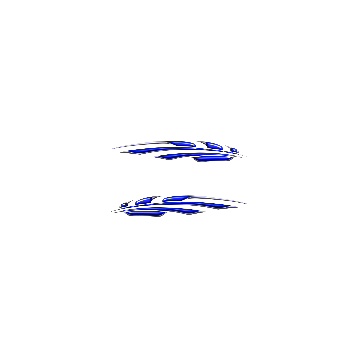 flaming couleur bleu