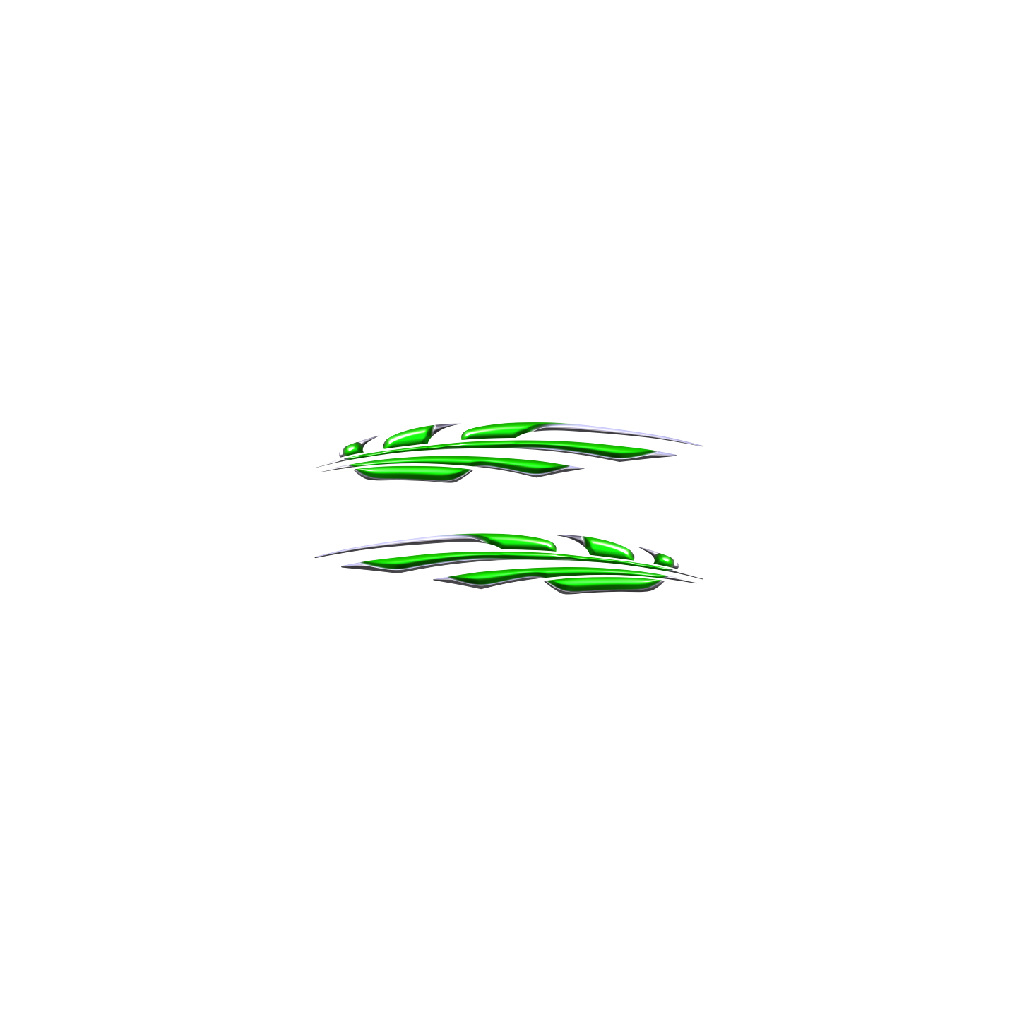 flaming couleur vert