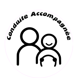 Sticker autocollant A jeune conducteur
