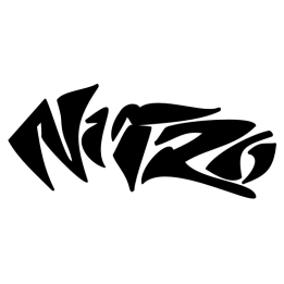 Sticker autocollant Mbk Nitro roug et noir
