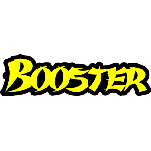 Sticker autocollant Mbk booster lisere noir