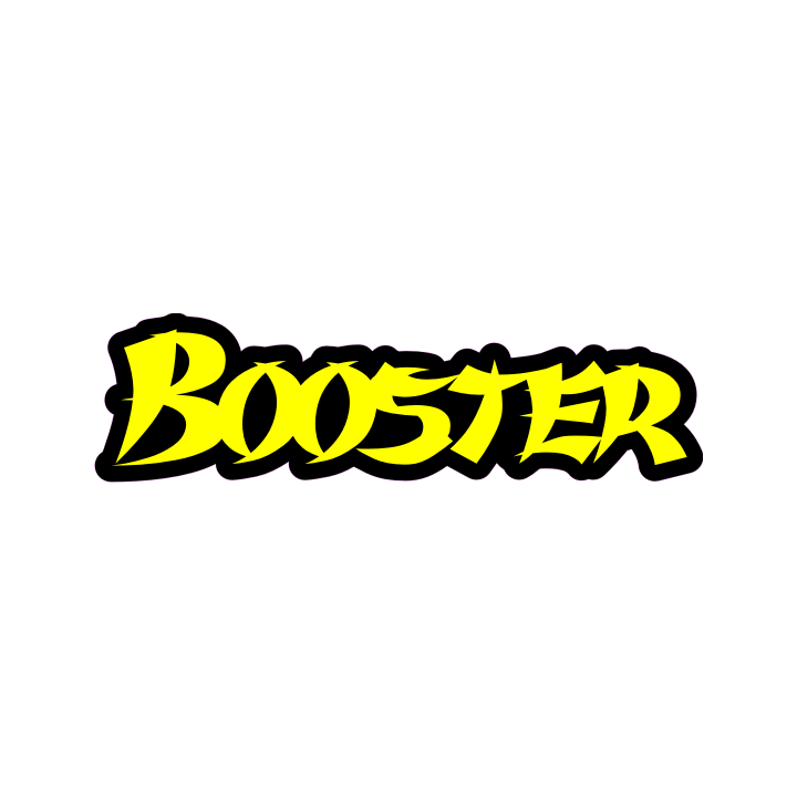 Sticker autocollant Mbk booster lisere noir