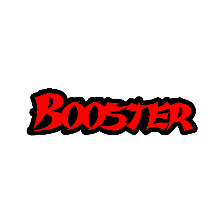 Sticker autocollant Mbk booster lisere blanc