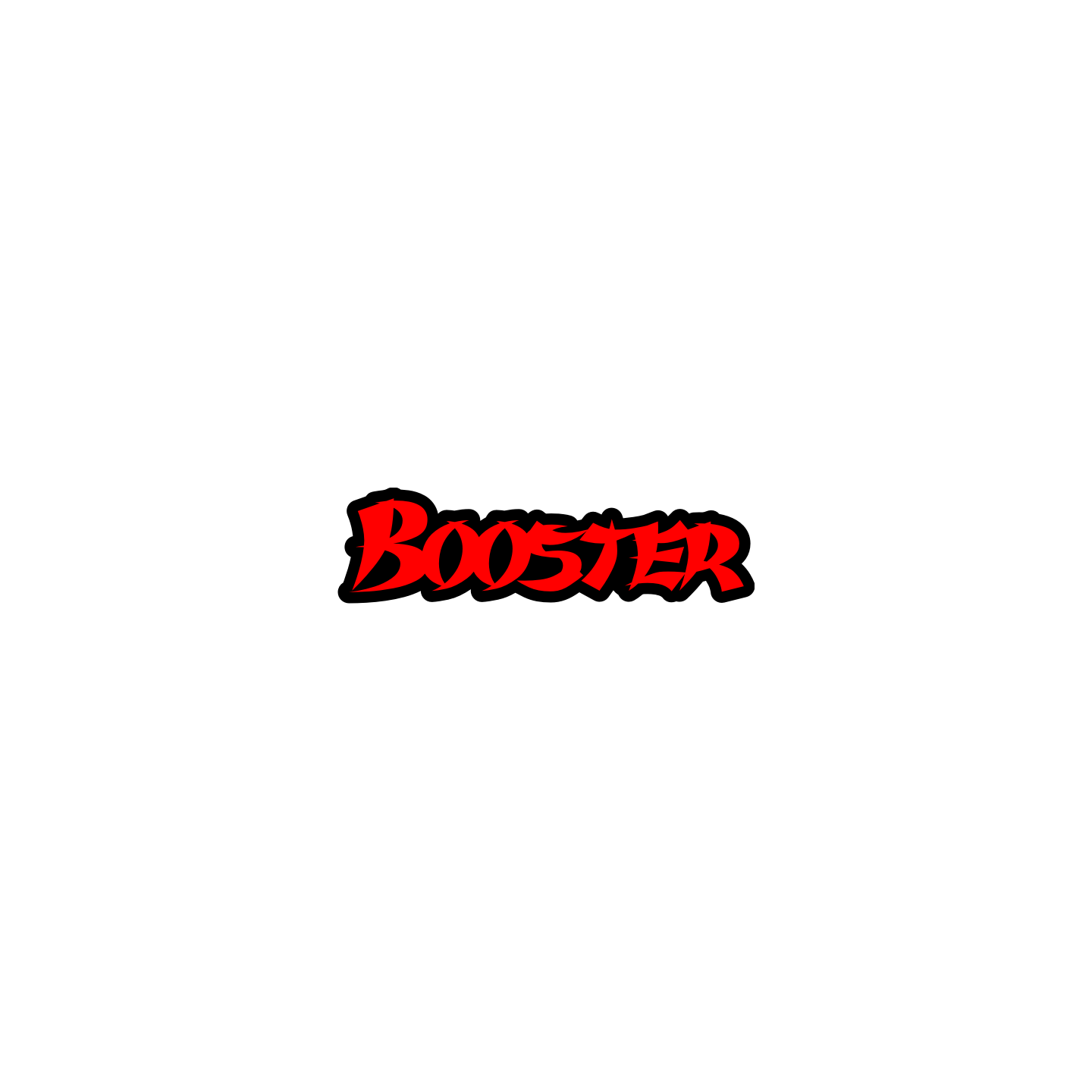 Mbk booster noir et rouge