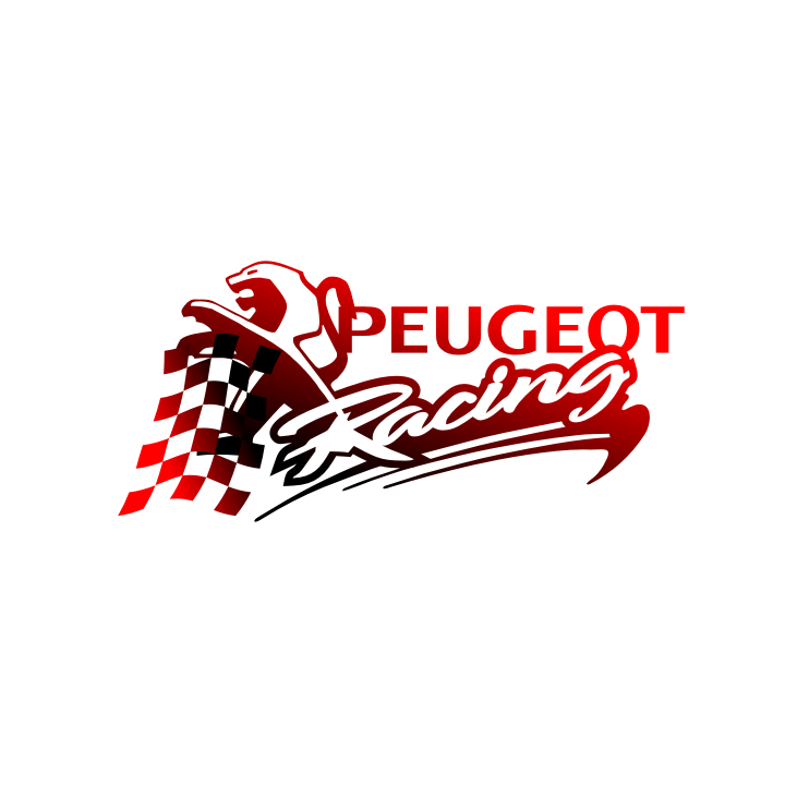 Sticker autocollant Peugeot sport couleur