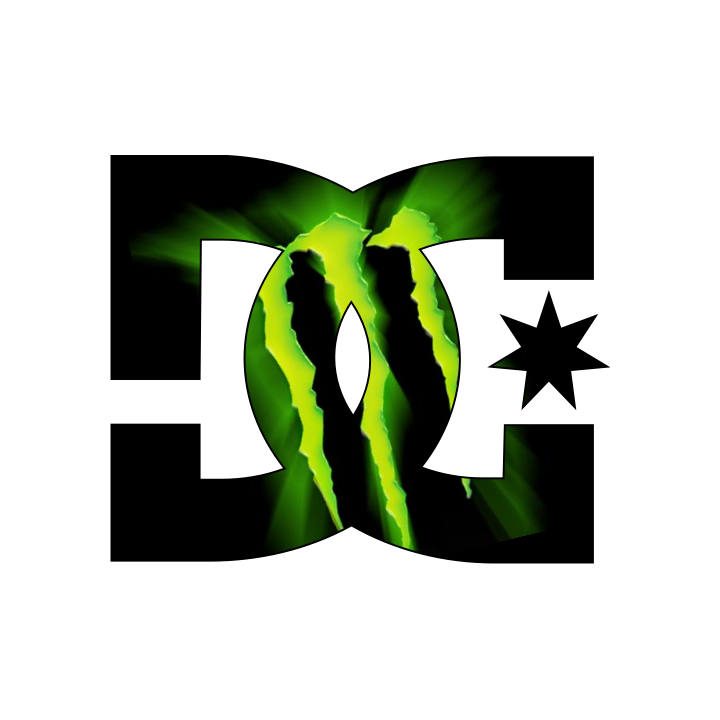 Sticker autocollant Monster Dc shoes 