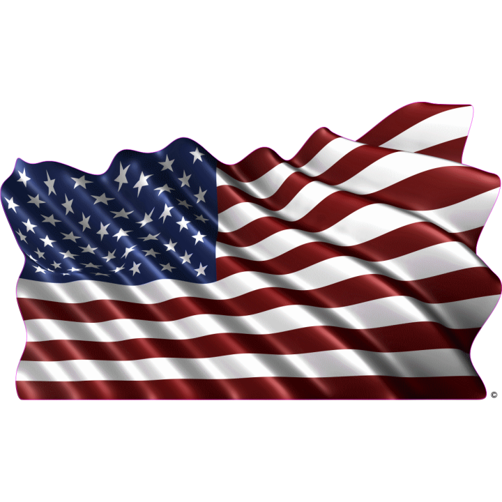 Sticker autocollant Drapeau Americain