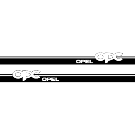 Sticker autocollant Kit bandes audi rs