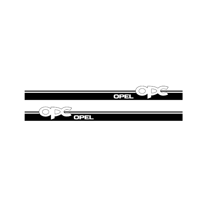 Sticker autocollant Kit bandes audi rs