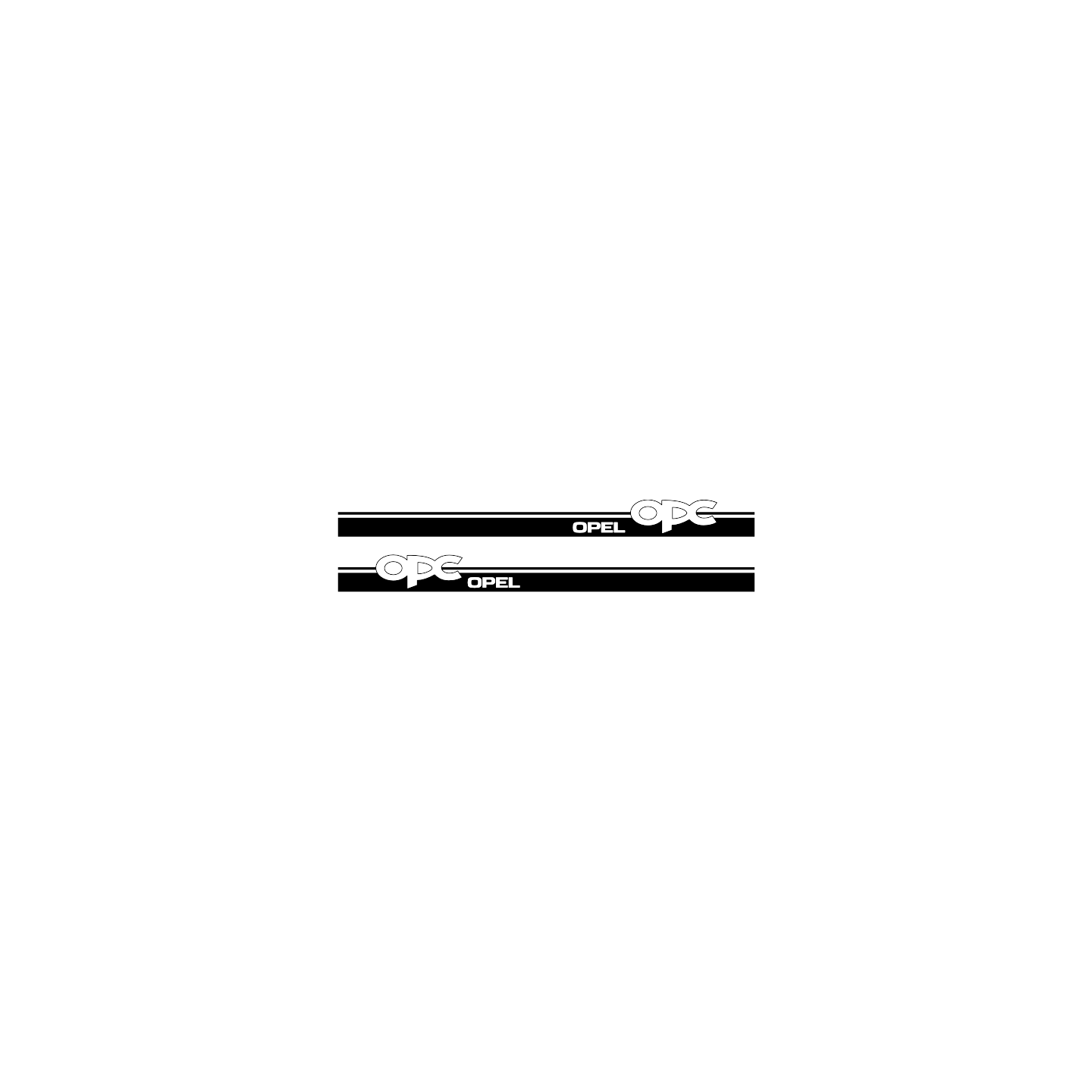Kit bandes opel opc