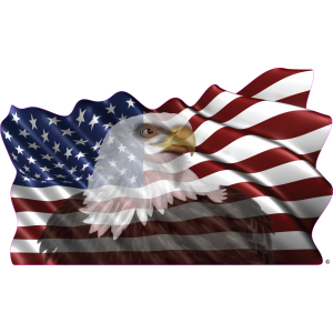 Sticker autocollant Drapeau Americain