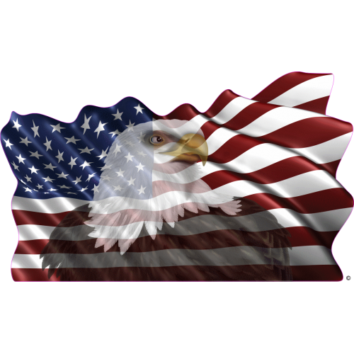 Sticker autocollant Drapeau Americain