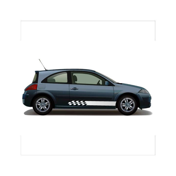 Sticker autocollant Kit lateral
