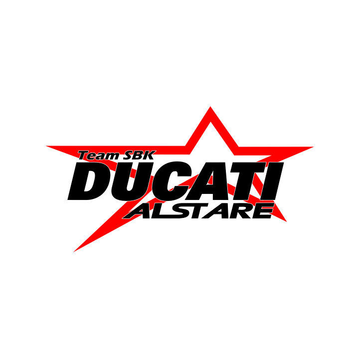 Sticker autocollant Ducati ancien couleur 2