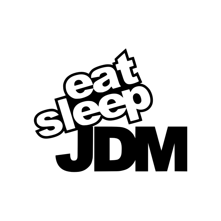 Sticker autocollant Eat sleep JDM flèche couleur