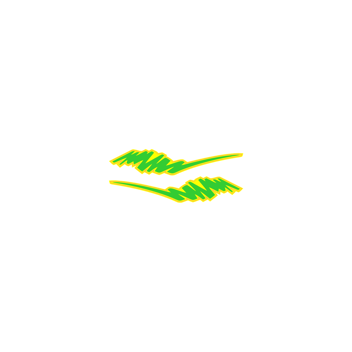 flaming vert jaune