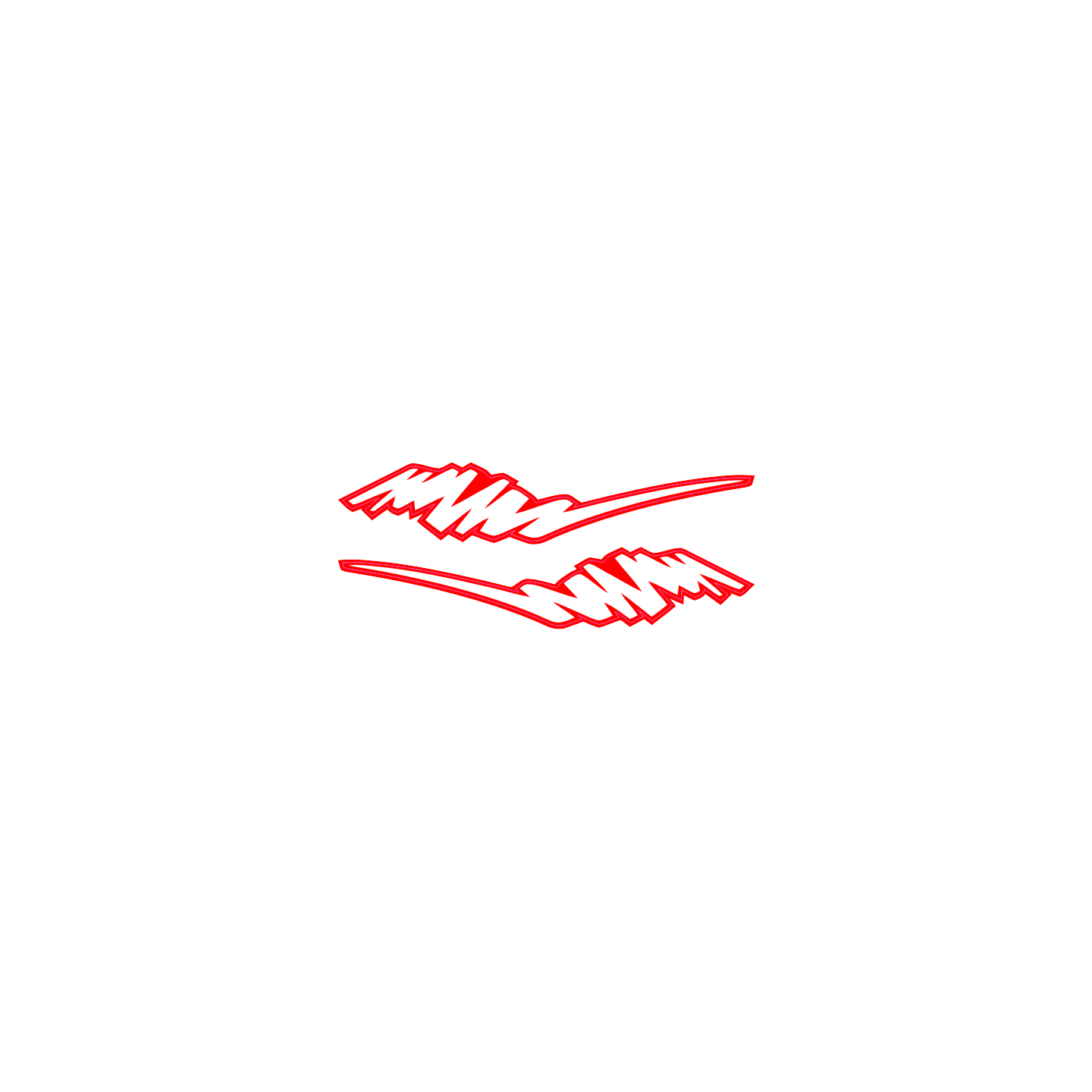 flaming blanc rouge