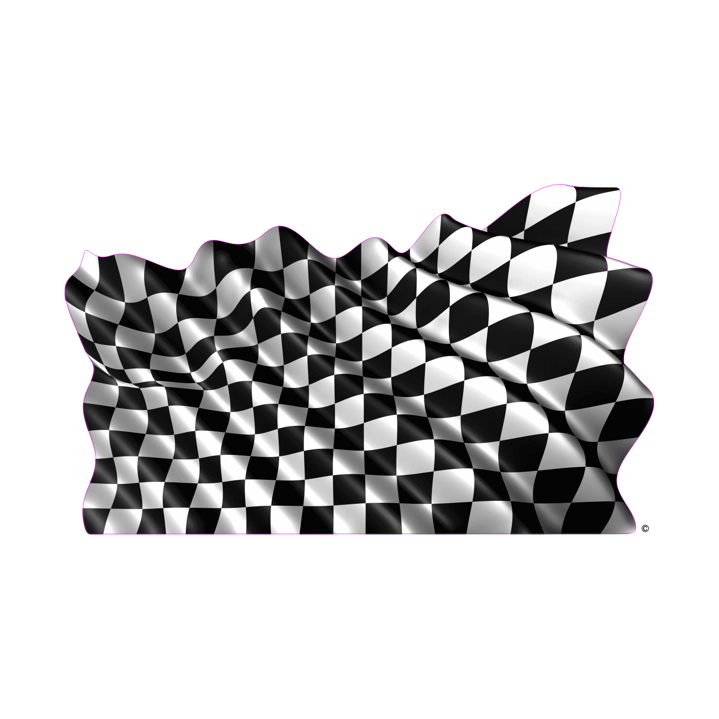 Drapeau Damier