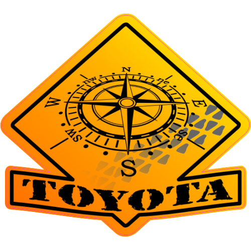 Sticker autocollant toyota