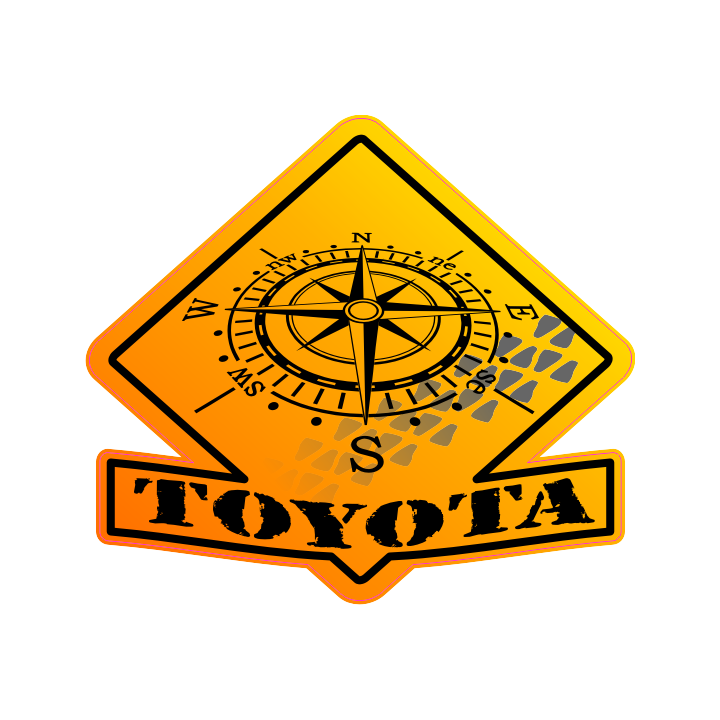 Sticker autocollant toyota