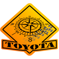 Sticker autocollant toyota