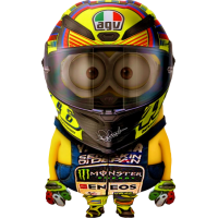 Sticker autocollant minion valentino rossi