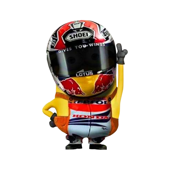 Sticker autocollant minion valentino rossi