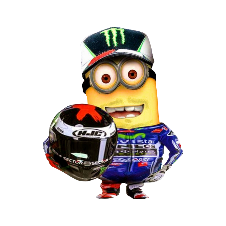 Sticker autocollant minion marquez